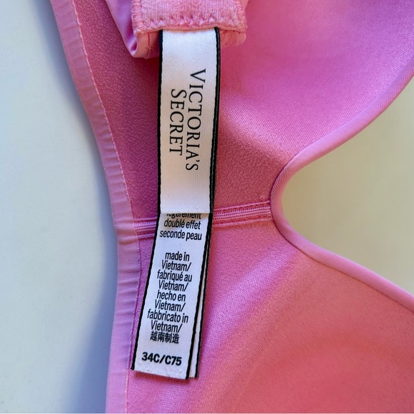 VICTORIA’S SECRET Logo Pink Bra - Picture 3 of 6
